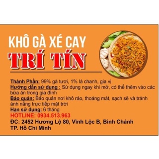 Khô gà lá chanh combo