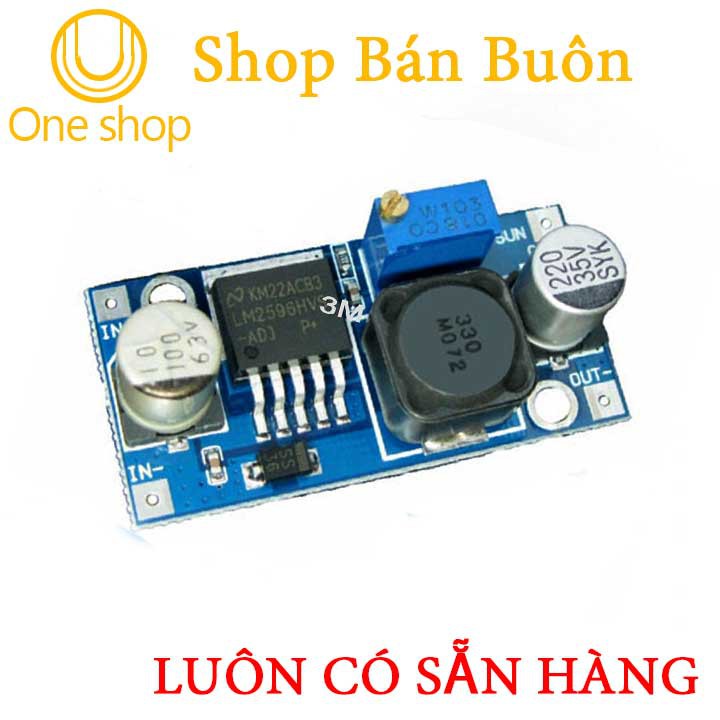 Module Hạ Áp Buck DC-DC LM2596HVS IN 5-60V 3A