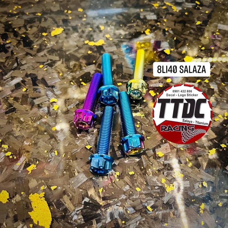 Ốc Titan Gr5 Đầu Salaza 8li gắn nhiều vị trí ✌🇹🇭