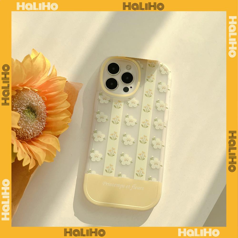 iPhone Case Silicone Soft Case Clear Case TPU Airbag Shockproof Full Coverage Protection Camera Yellow Lace Flower For iPhone 13 Pro Max iPhone 12 Pro Max iPhone 11 iPhone 7 Plus