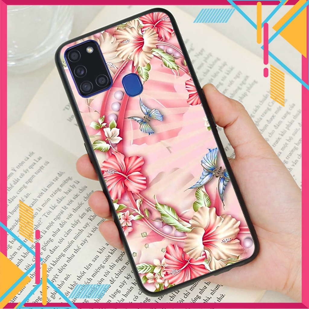 Ốp lưng Samsung A21S in hình hoa xinh xắn, hiện đại , thời trang ,phong cách