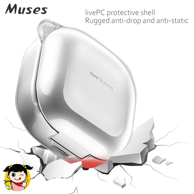 Vỏ Bảo Vệ Hộp Sạc Tai Nghe Samsung Galaxy Buds Live Bằng Pc Trong Suốt | BigBuy360 - bigbuy360.vn