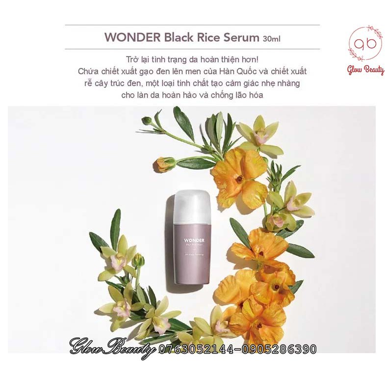 Tinh chất dưỡng ẩm chống lão hóa từ gạo đen Haruharu Wonder WONDER Black Rice Serum 50ml