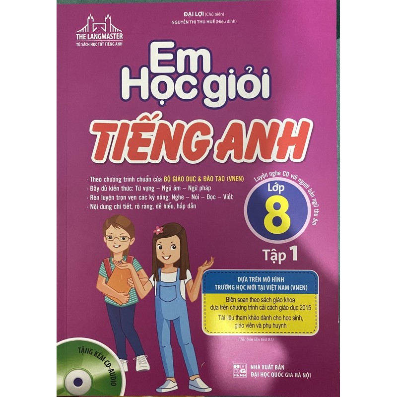 Sách .__. Em Học Giỏi Tiếng Anh Lớp 8 Tập 1