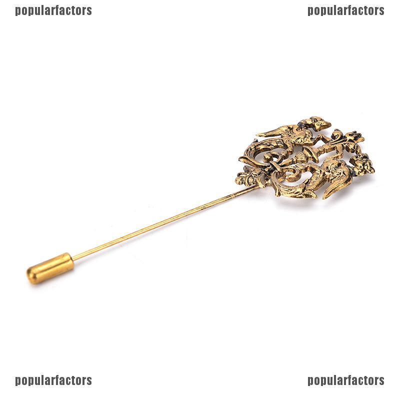 Trâm Cài Áo Hình Sư Tử Độc Đáo Chất Lượng Cao