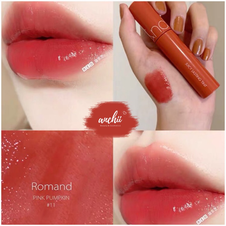 [TOP 1 UY TÍN] [MÀU MỚI 18-21] Son Tint Bóng Romand Juicy Lasting Tint (bill Hàn)