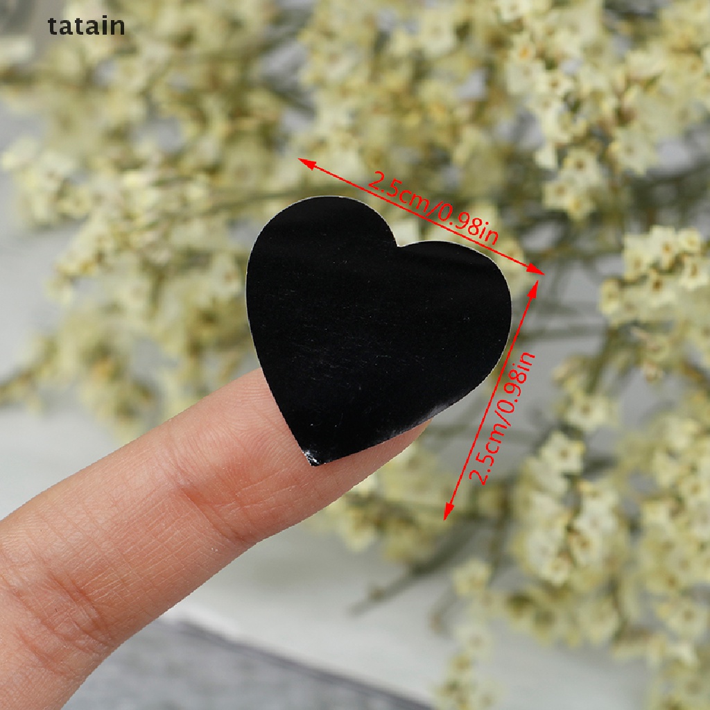 [TAT] 500Pcs/Roll Love Heart Shaped Seal Labels Package Label Sticker mark CVX