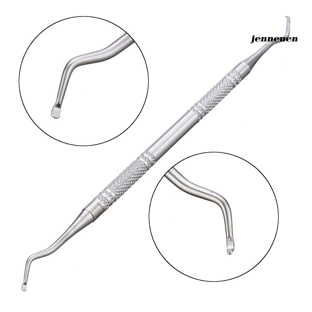 [Hàng mới về] Dụng cụ thép không gỉ hai đầu hỗ trợ điều chỉnh dáng móng chân