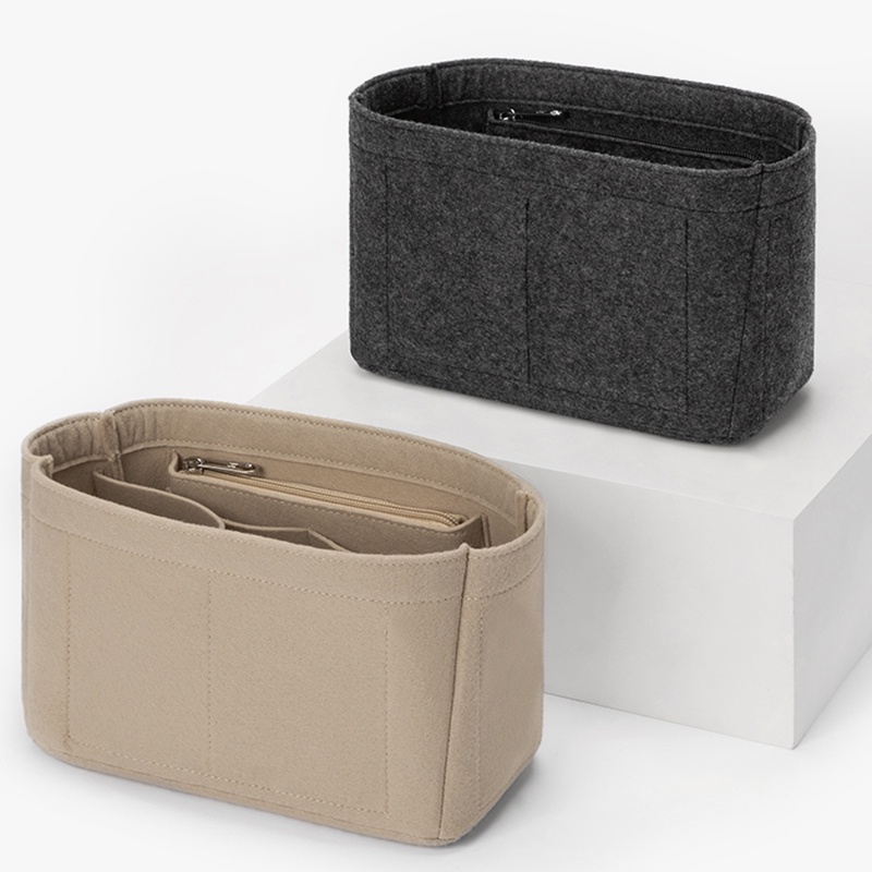 Túi chèn cho túi xách LV EVERTONER Marshmallow Hobo vải nỉ có khóa kéo sức chứa lớn đựng mỹ phẩm tiện lợi