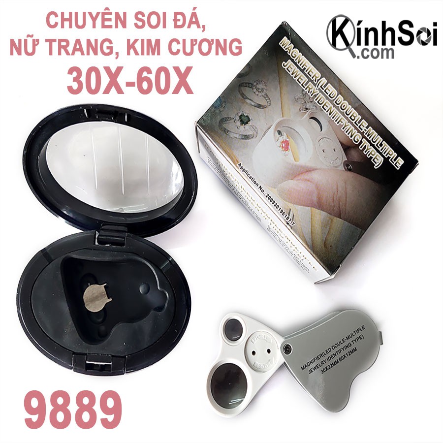 Kính soi 30x - 60x chuyên dụng soi đá quý, kim cương, nữ trang 9889