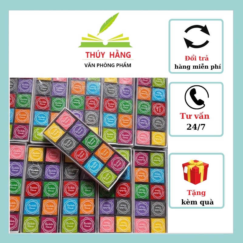 Màu chấm vân tay cho bé