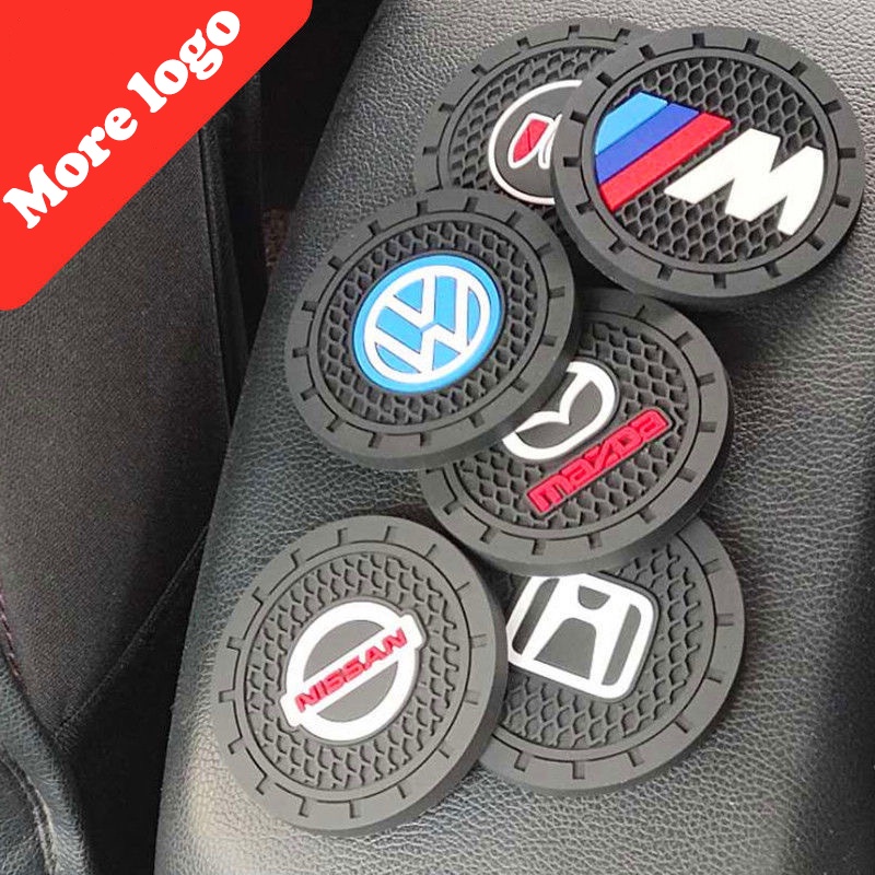 1 Miếng Lót Cốc Chống Trượt Cách Âm Bằng Cao Su Cho Xe Hơi Toyota Honda Nissan