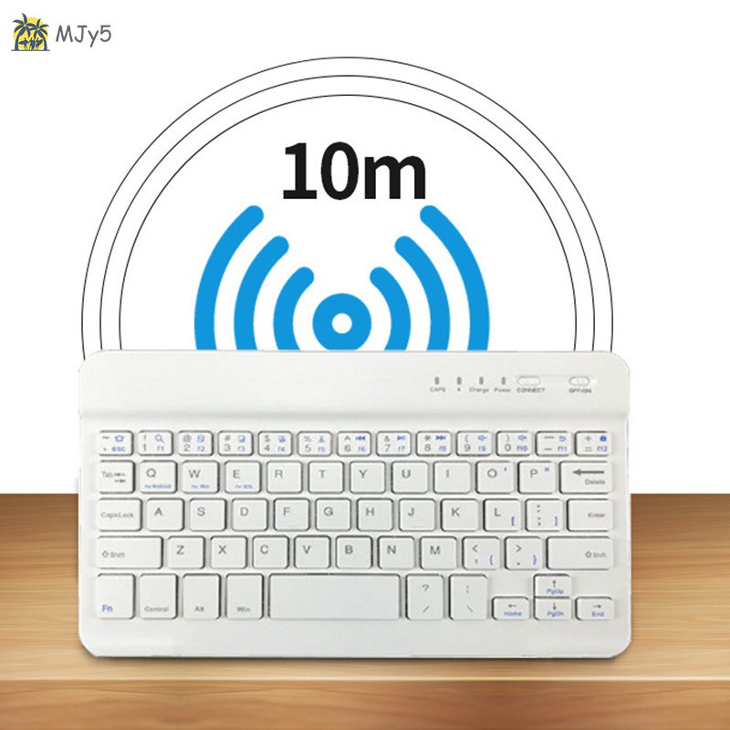 1 Bàn Phím Mini Mjy5 Không Dây Bluetooth 7 8 Inch Cho Điện Thoại / Máy Tính Bảng / Ios Android