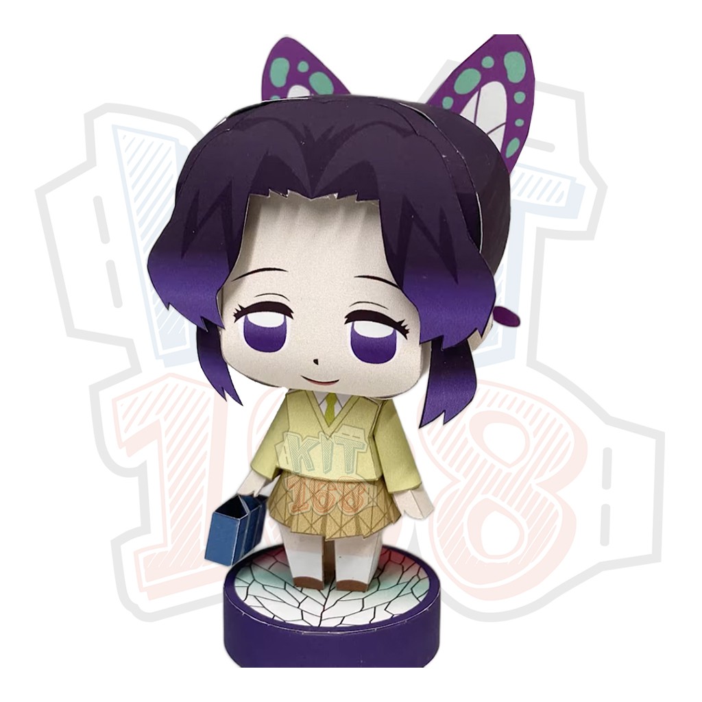 Mô hình giấy Anime Chibi Shinobu Kocho Ver 5 – Demon Slayer (Kimetsu no Yaiba)