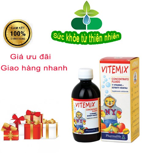 Bổ sung Vitamin cho bé - Vitemix Bimbi của hãng Fitobimbi - Nhập khẩu chính hãng Ý