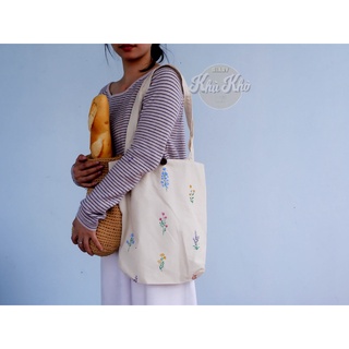 TÚI VẢI CANVAS HANDMADE - TOTE BAG vẽ tay handmade ảnh shop tự chụp