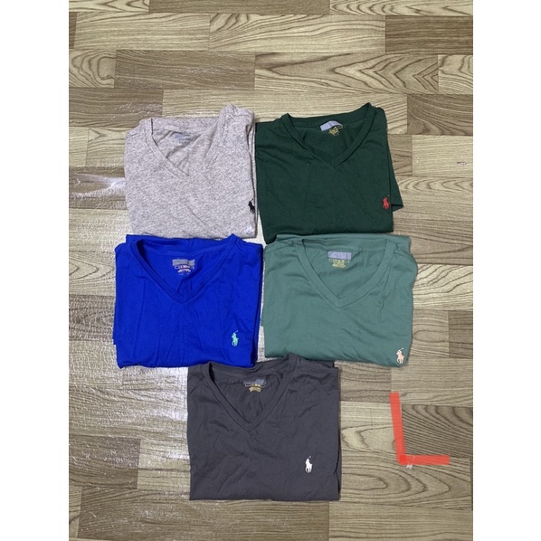 Áo phông cổ V ngắn tay nam Ralph Lauren