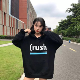ÁO HOODIE NỈ OVERSIZE CRUSH