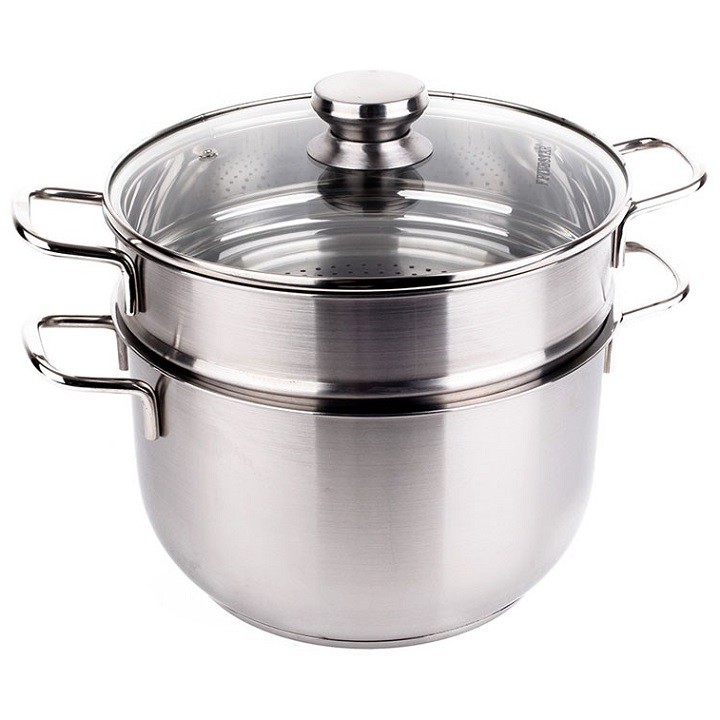 Bộ nồi xửng hấp Inox 3 đáy cao cấp Fivestar 26cm