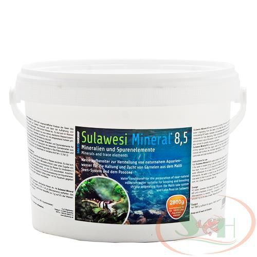 Khoáng bột Salty Shrimp Sulawesi Mineral 8.5 thùng 2800 gram muối sula cao cấp bể cá tép pH cao