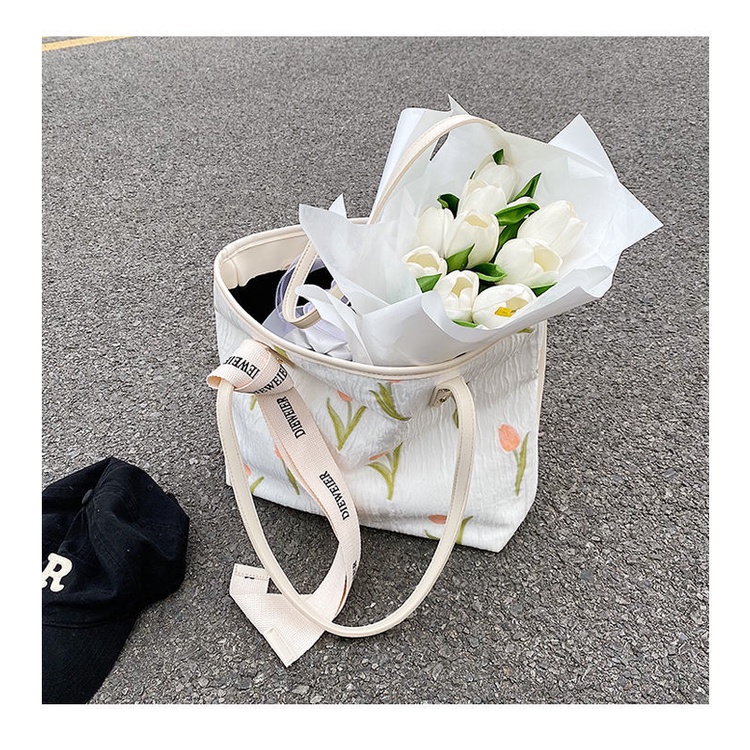 HAPPY HOMLIV Túi Tote Đeo Vai Thời Trang Mùa Hè Chất Lượng Cao Dành Cho Nữ