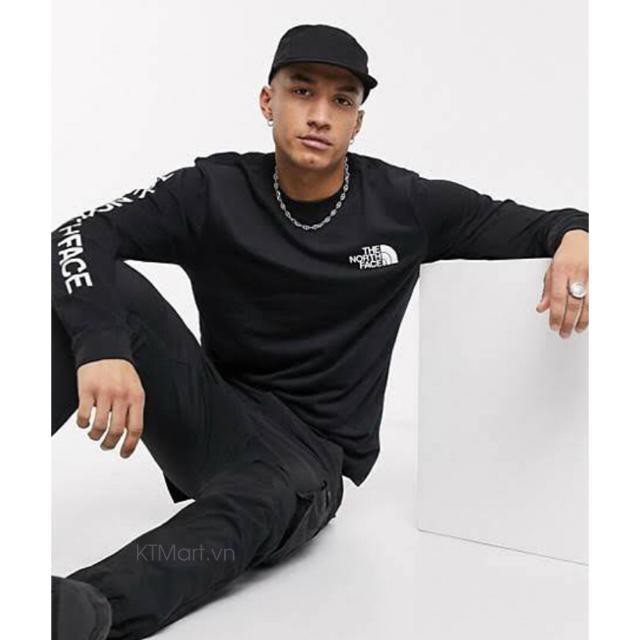 Áo khoác thun The North Face 2020ss Sleeve Hit Unisex Ron T Long Sleeve NF0A498S The North Face size S, L
