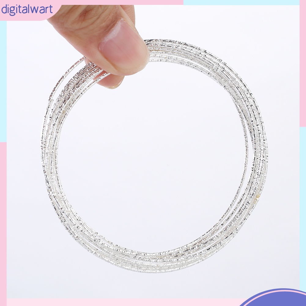 Set 10 vòng tay hợp kim thiết kế đơn giản cá tính dành cho nữ