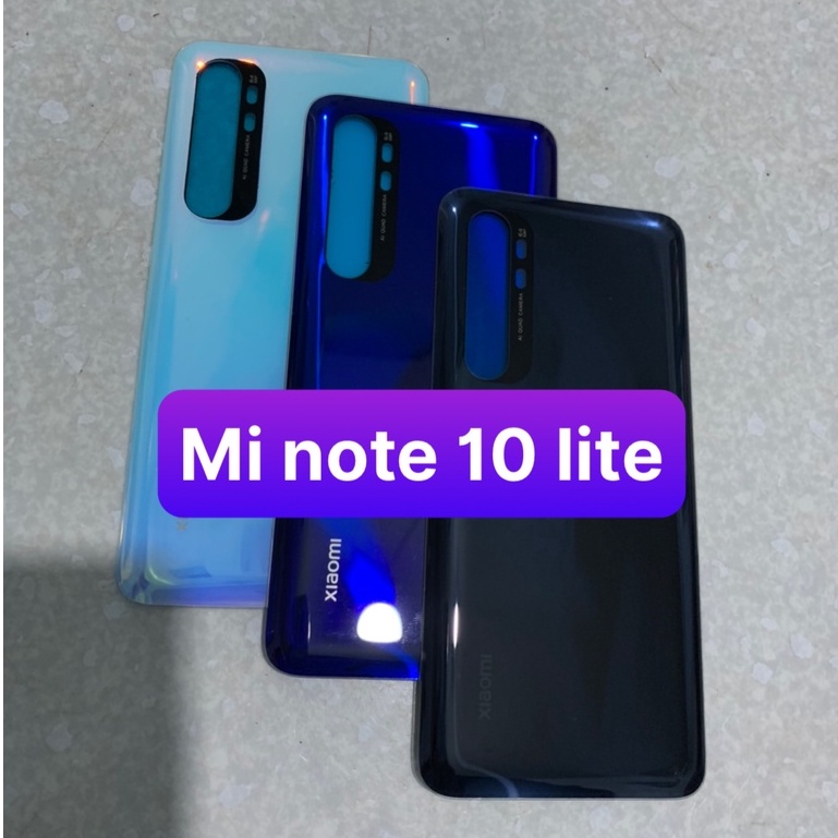 kính lưng xiaomi Mi note 10 lite