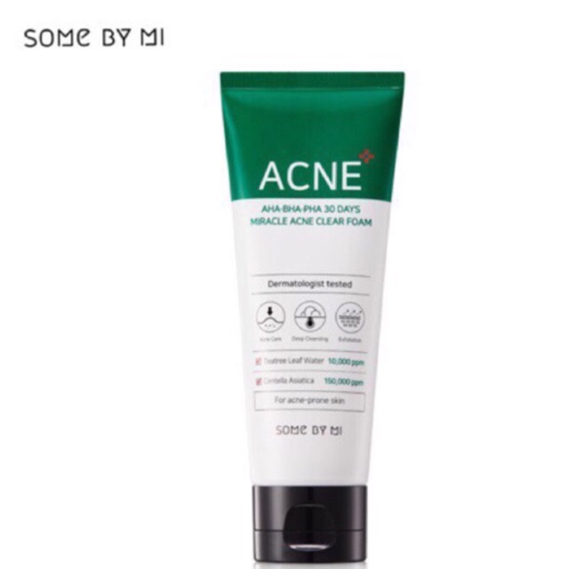 [Chính Hãng] Sữa Rửa Mặt Cho Da Mụn Some By Mi Acne AHA-BHA-PHA Clear Foam Fullsize 100ml | BigBuy360 - bigbuy360.vn