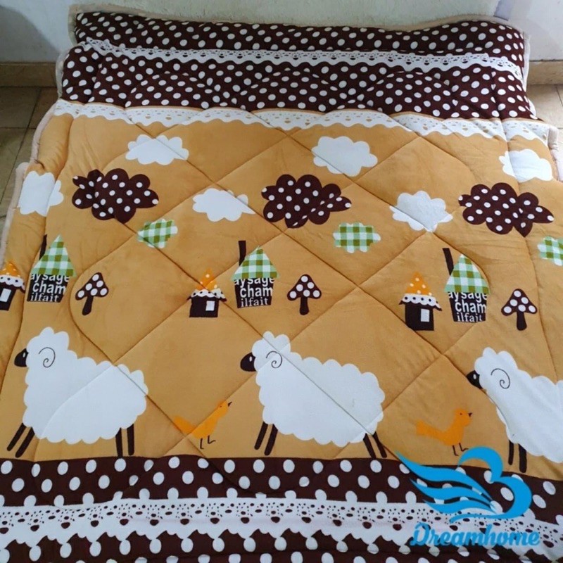 Chăn Lông Cừu Đại Hàn Loại 1 dày nặng 2.5kg Siêu Ấm (Ảnh thật)