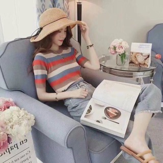 Áo len tay lửng