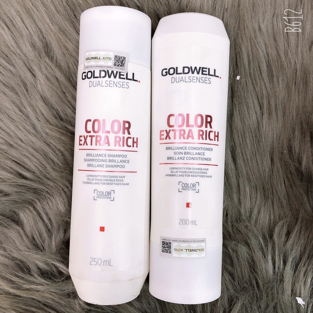 Bộ dầu gội xả dành cho tóc nhuộm màu COLOR EXTRA RICH GOLDWELL