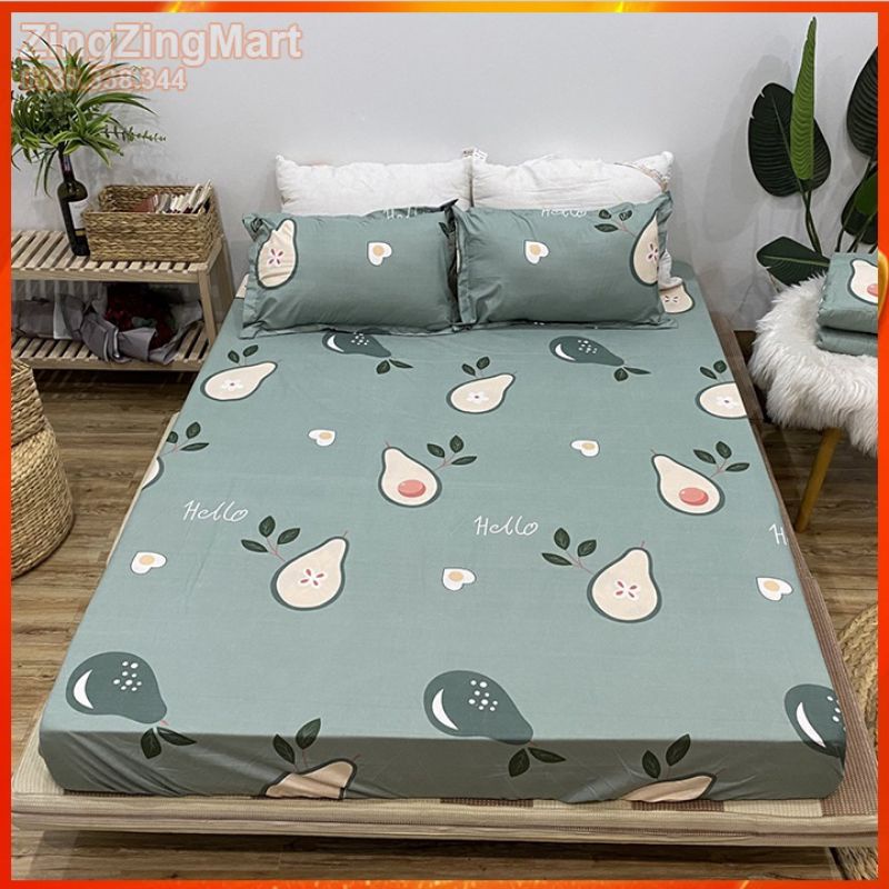 Ga Giường và 2 vỏ gối cotton poly cao cấp hàng loại 1 (được chọn mẫu) | BigBuy360 - bigbuy360.vn