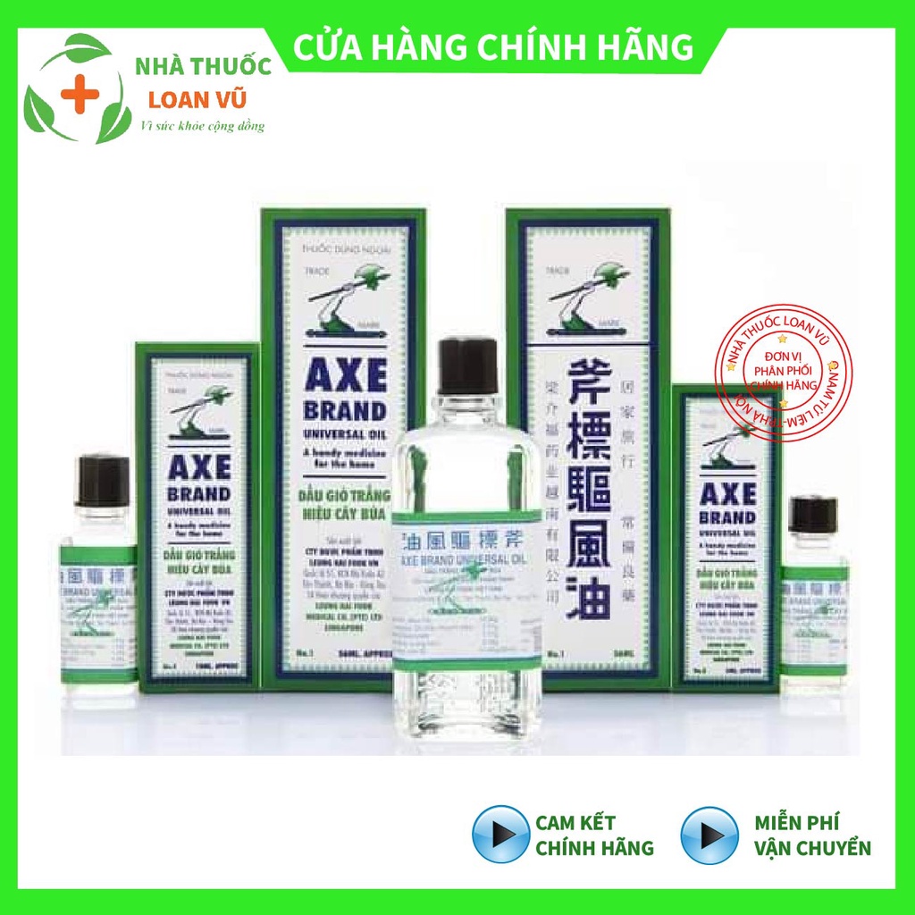 Dầu Gió Trắng Hiệu Cây Búa AXE Brand 5ml