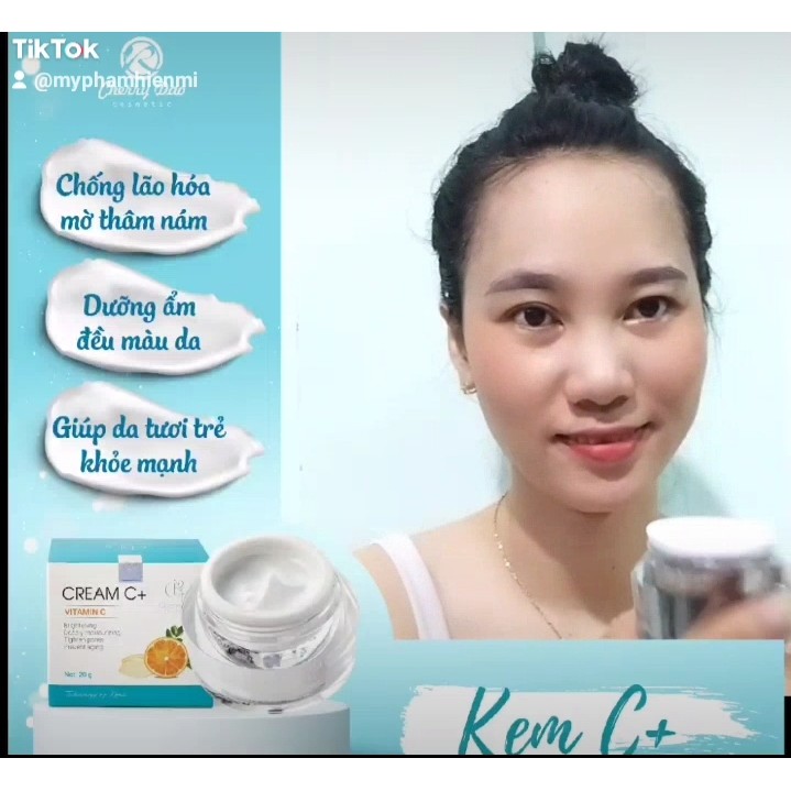 Kem face Cream C+ an toàn - dưỡng da mặt ban đêm tốt nhất - colagen - vitamin C