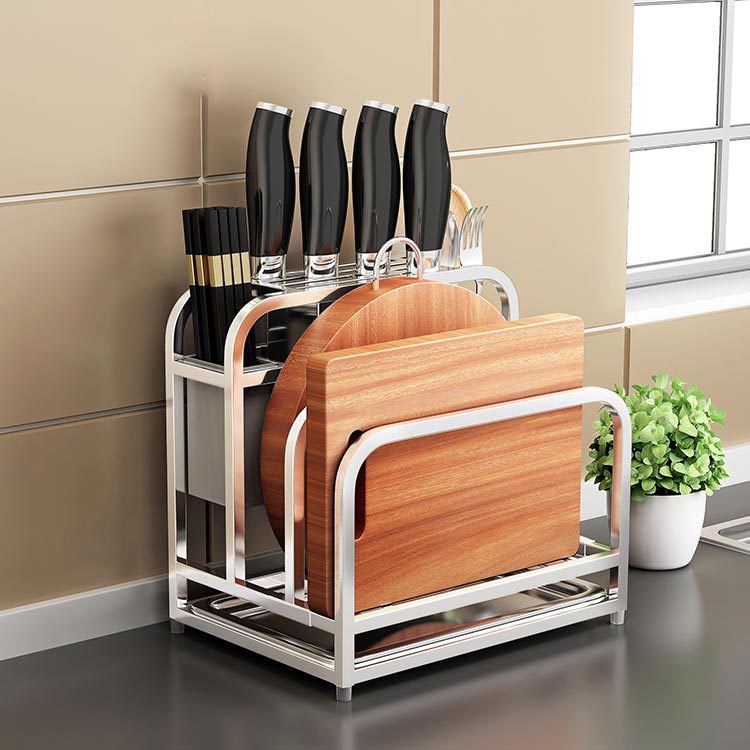 Kệ inox để dao thớt đũa