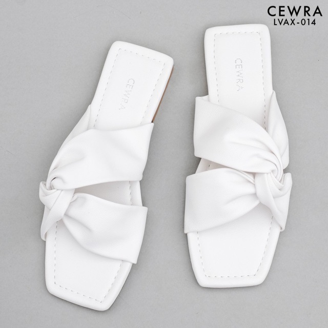 DÉP TRỆT NỮ CEWRA QUAI XOẮN CHẤT LIỆU DA NHÂN TẠO SIÊU ÊM