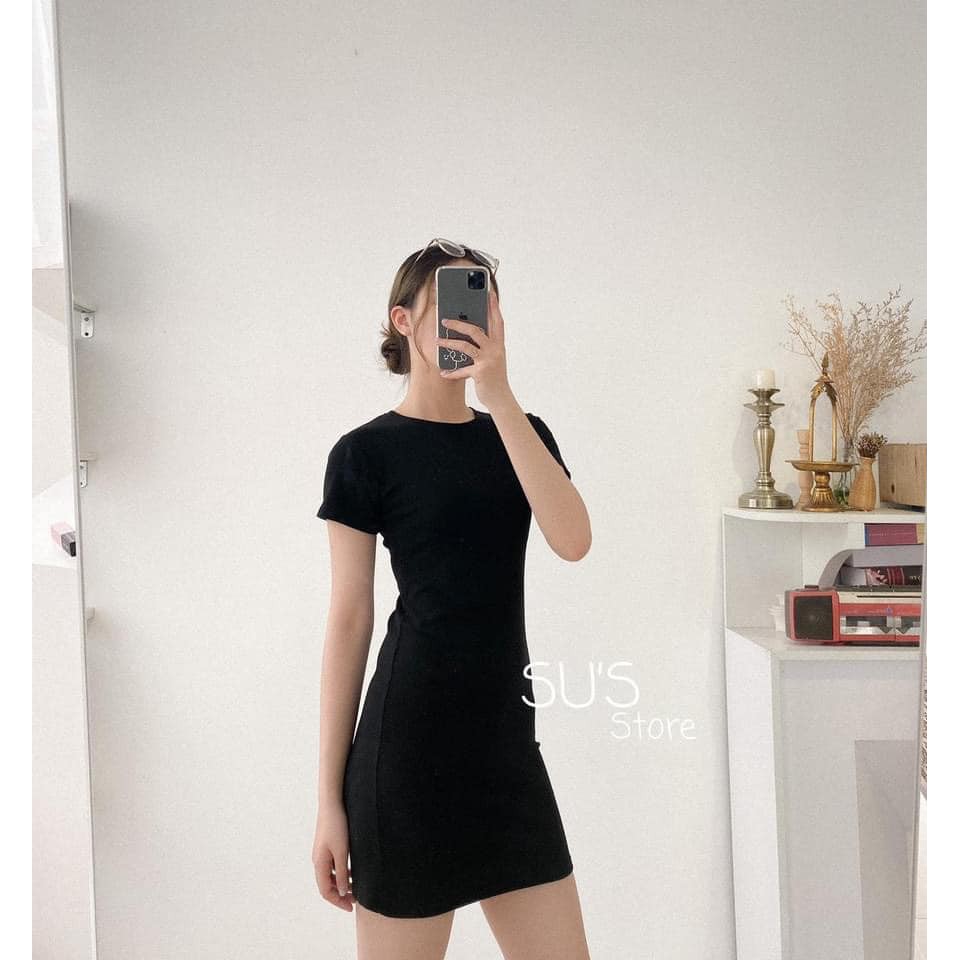 [Mã SKAMA06 giảm 8% tối đa 50K đơn 250K] Váy BODY ZIP cổ tròn (Kèm ảnh thật,video) | BigBuy360 - bigbuy360.vn