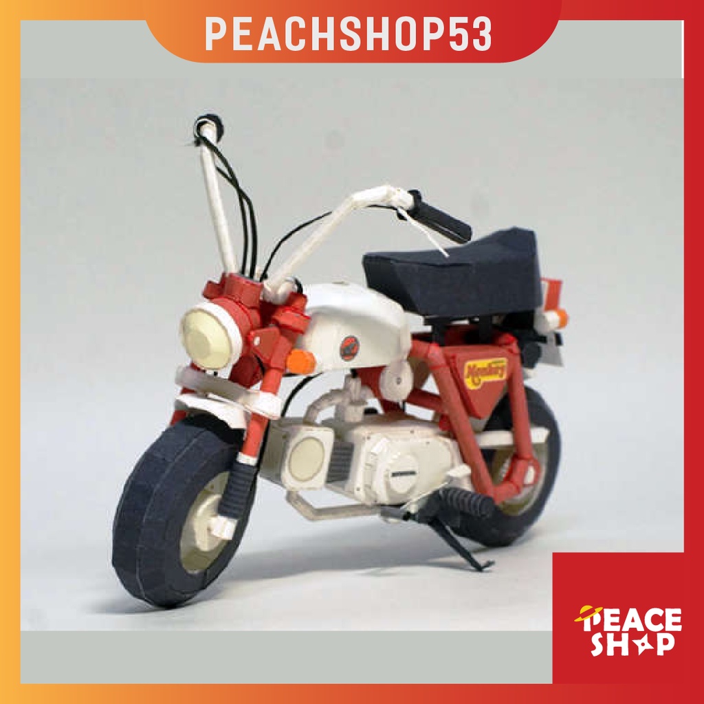 Mô hình giấy Xe Máy Honda Monkey  OS46