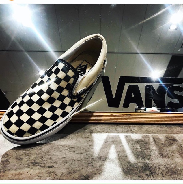 Vans Slip-On Checkerboard caro [Ảnh thật] [Real]