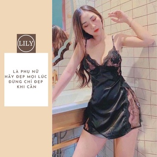 Váy ngủ sexy ren hông siêu gợi cảm, đầm ngủ quyến rũ M09