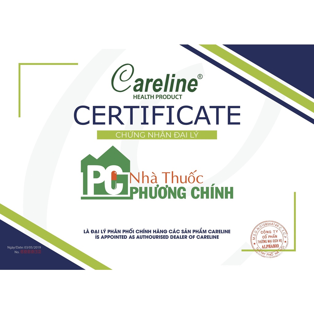 Viên Uống Bổ Não Úc Ginkgo Biloba CareLine 2500mg - Hỗ Trợ Tăng Cường Tuần Hoàn Não, Giảm Hoa Mắt Chóng Mặt, Đau Đầu