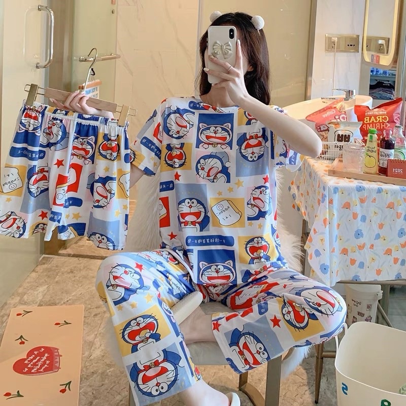 Bộ Đồ Freesize 3 In 1 Doremon Doraemon