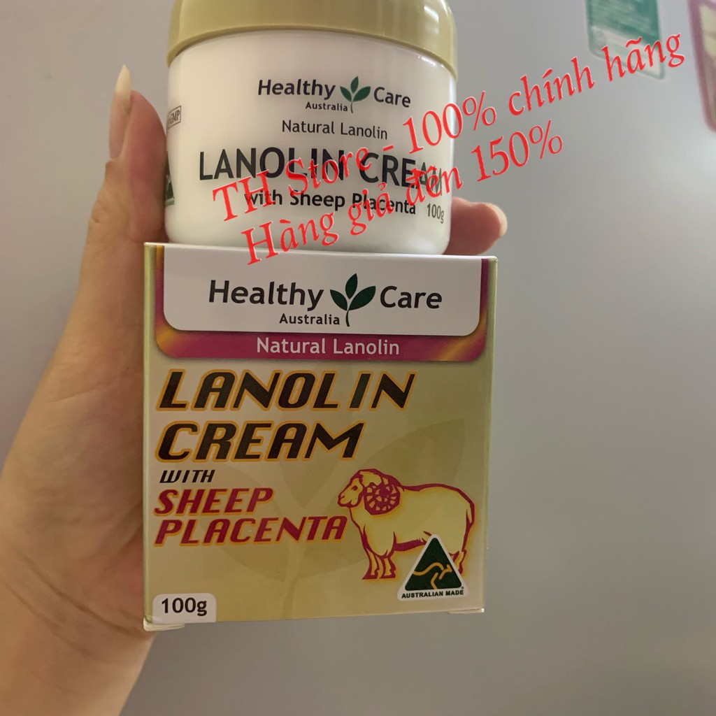 Kem dưỡng trắng da tinh chất nhau thai cừu Úc Healthy Care Lanolin Cream with Sheep Placenta