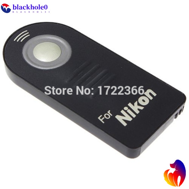 Điều khiển từ xa không dây BH ML-L3 ML L3 IR cho máy ảnh Nikon D7000 D5100 D5000 D3000 D90 D80 D70S D70 D50 D60 D40 D800 8400