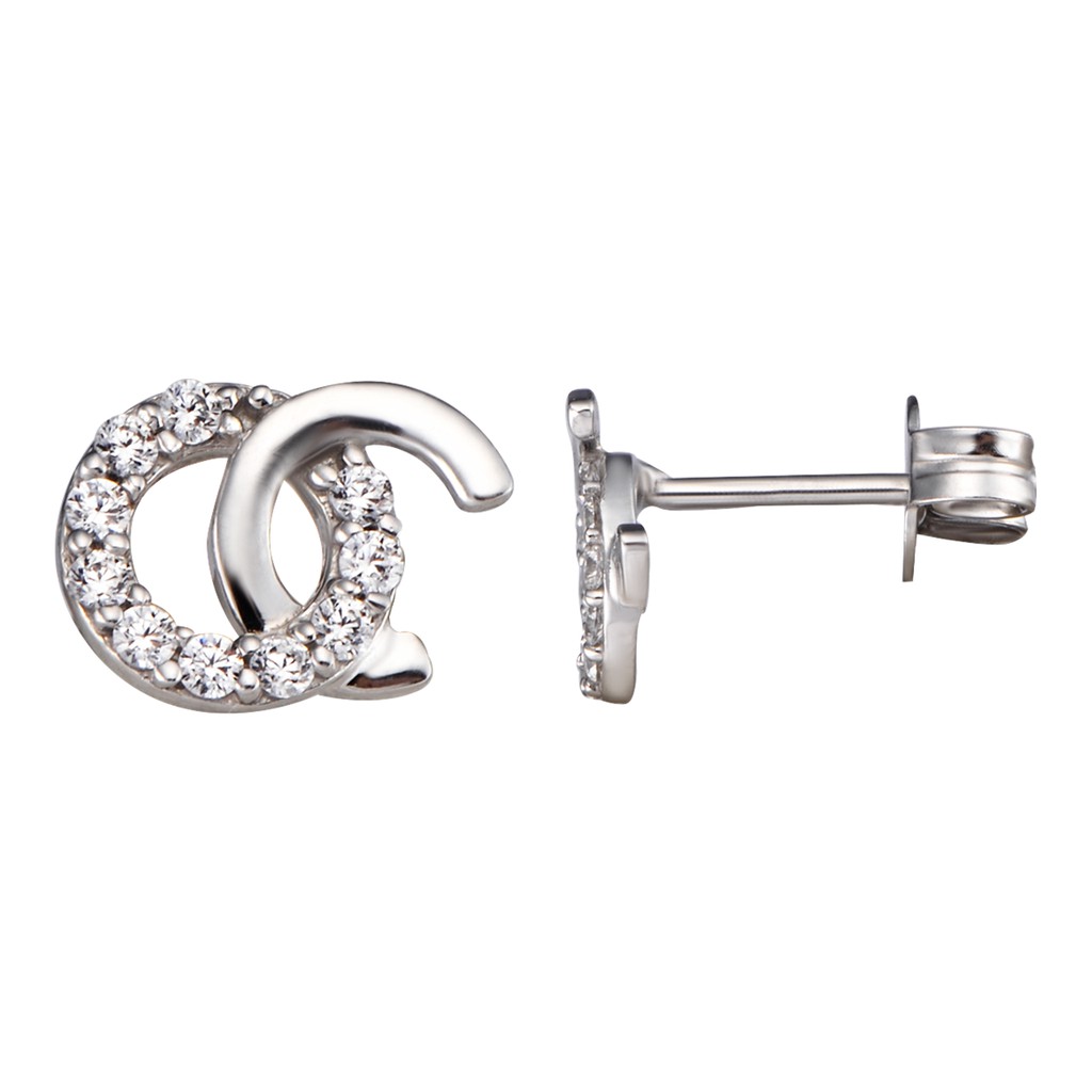 Bông tai Bạc đính đá CZ PNJSilver XM00K000141