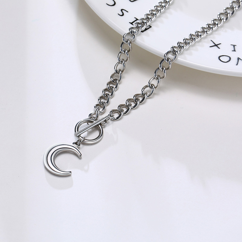 Vnox vòng cổ Mặt Trăng Khuyết Phong Cách Boho Thời Trang