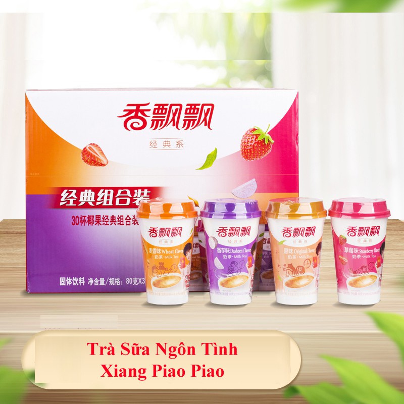 [HÀNG HOT] Trà Sữa Ngôn Tình Tự Pha Mix Đủ 6 Vị - Hộp 80gr