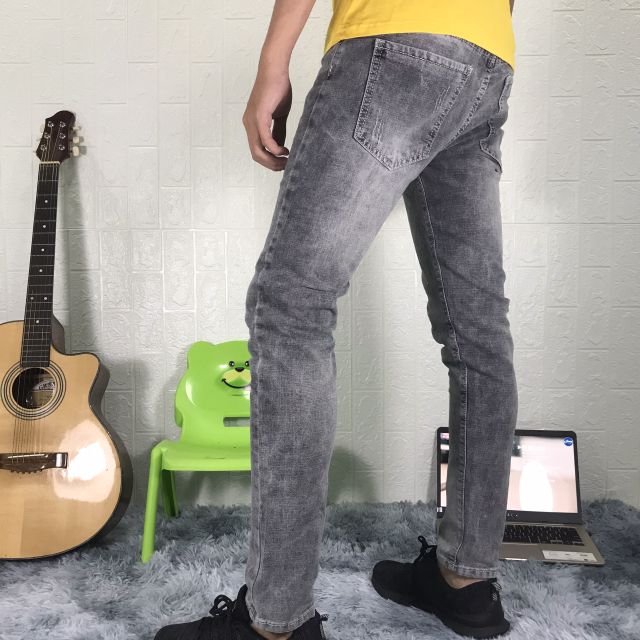 Quần jean nam đẹp quần jeans Nam thời trang mẫu trơn hàng chuẩn shop 2010 ( có size đại 33-34)