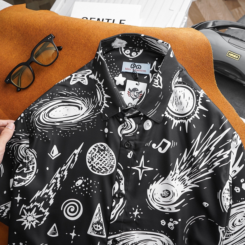 Bigsize- Áo sơ mi họa tiết thời trang độc lạ 85-130kg